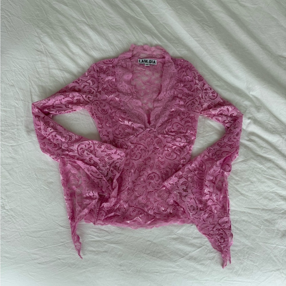 I AM GIA Gemma top in pink